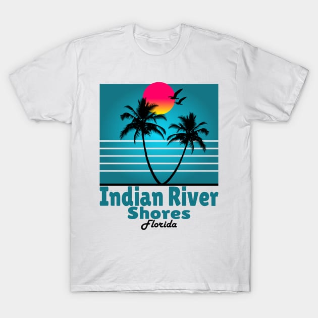 Indian River Shores Florida Souvenir T-Shirt T-Shirt by SunsetParadise